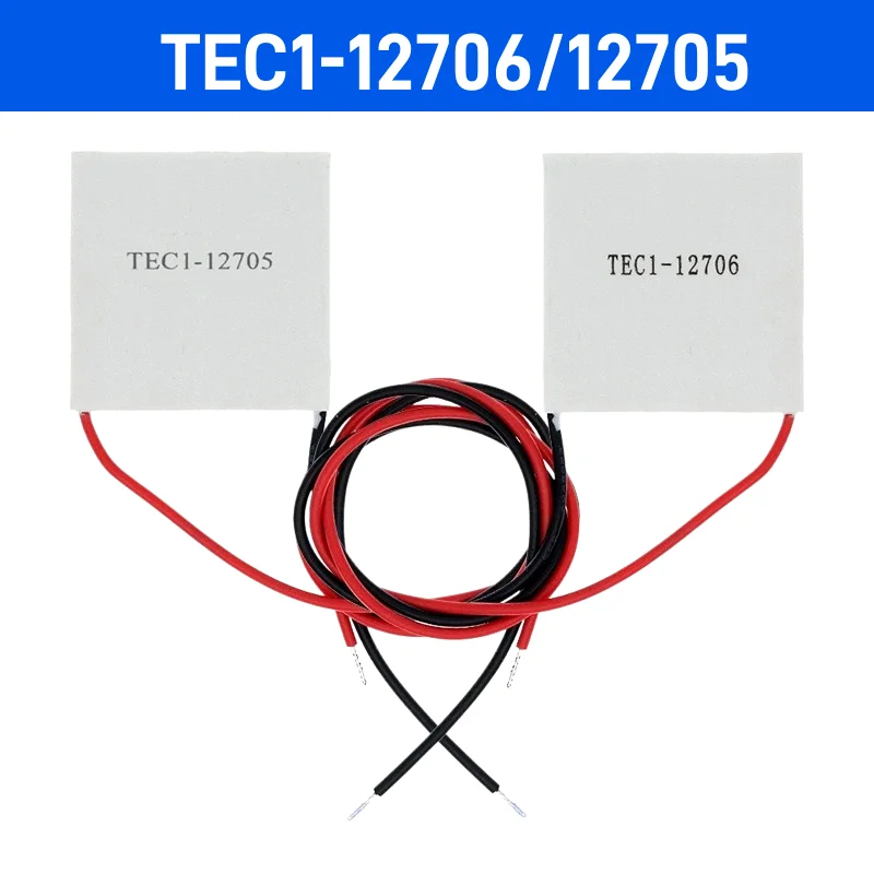 12V TEC1-12706 Peltier Cooler Module Thermoelectric Refrigeration Plate Fast Cooling System For Car Mini Fridge CPU Cooling DIY
