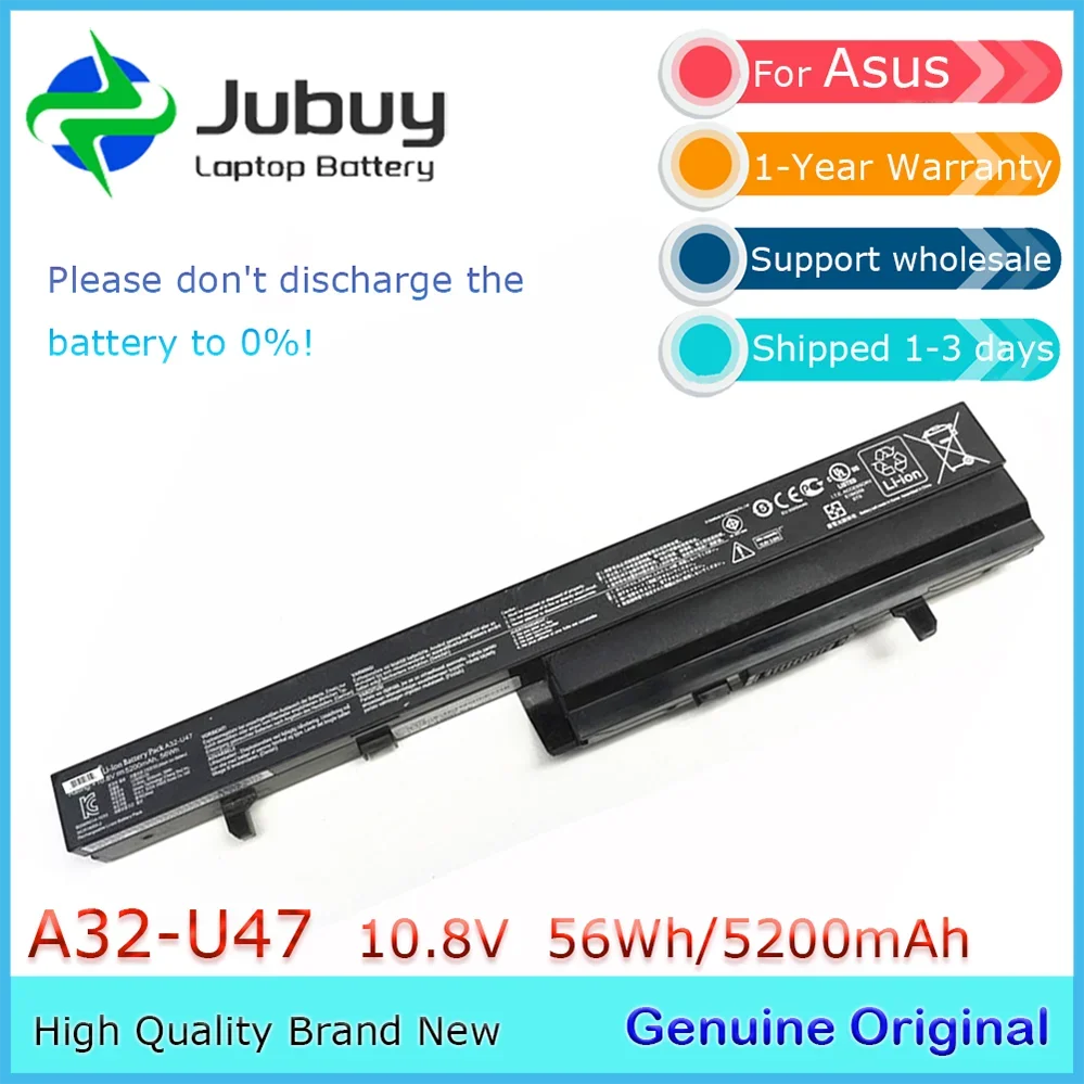 

Original 10.8V 56Wh A32-U47 Notebook Battery for Asus U47 U47A U47C U47V U47VC Q400 Q400A Q400C R404A 0B110-00090000