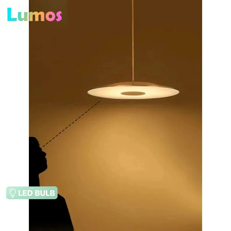 Decoration Bedroom LED Mobile Phone Linear Pendant Lights For Kitchen Island Ceiling Chandelier Decor Room PD1 Nordic Lamp D