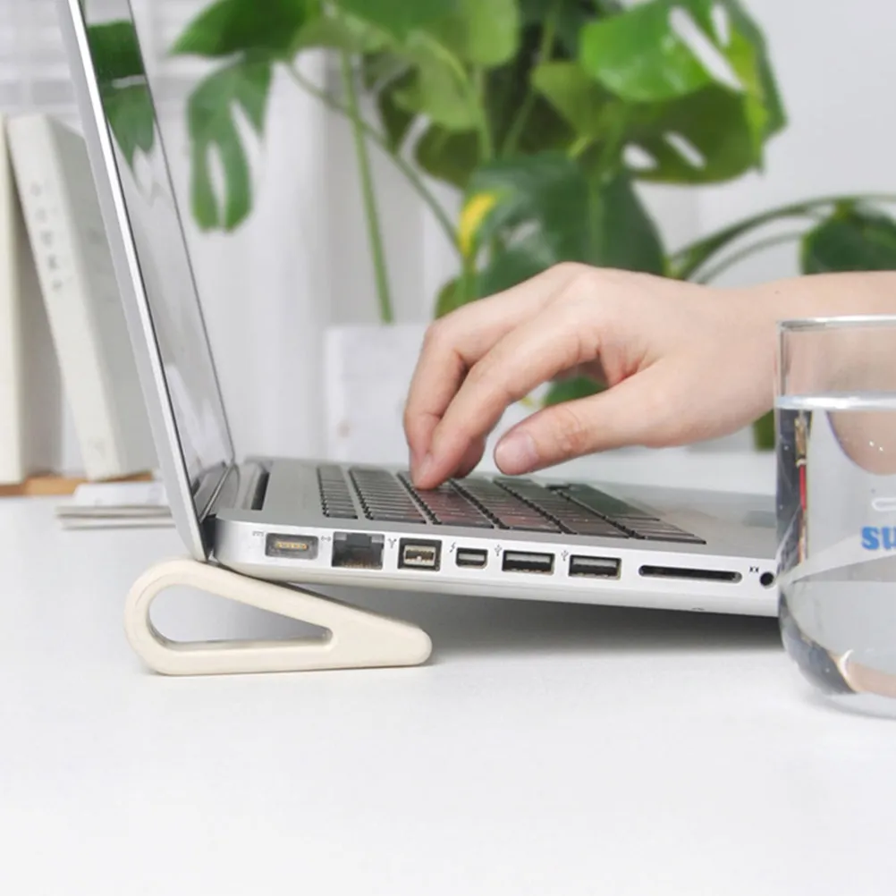 4Pcs Laptop Stand Computer Holder Height Enhancer Cooling Bracket Stable Portable Laptop Support for Office Work