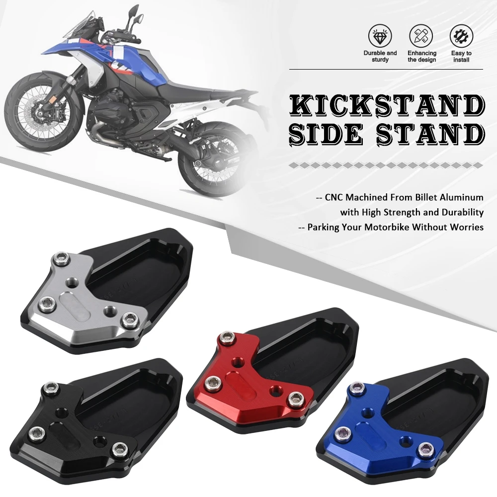 

Kickstand Side Stand Extension Enlarged Pad Assistant Tool Support For BMW R1300GS Triple Black Trophy 2024 2025 2026 Motorcycle