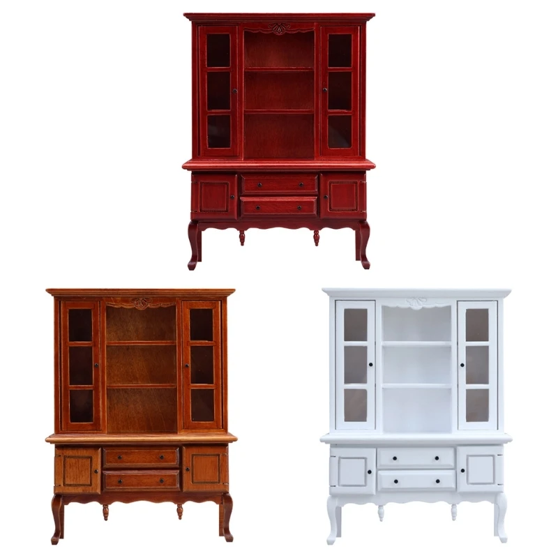 

Miniature Handcrafted Cabinet For Dollhouses Bedroom Scene Model And Photo 15UB