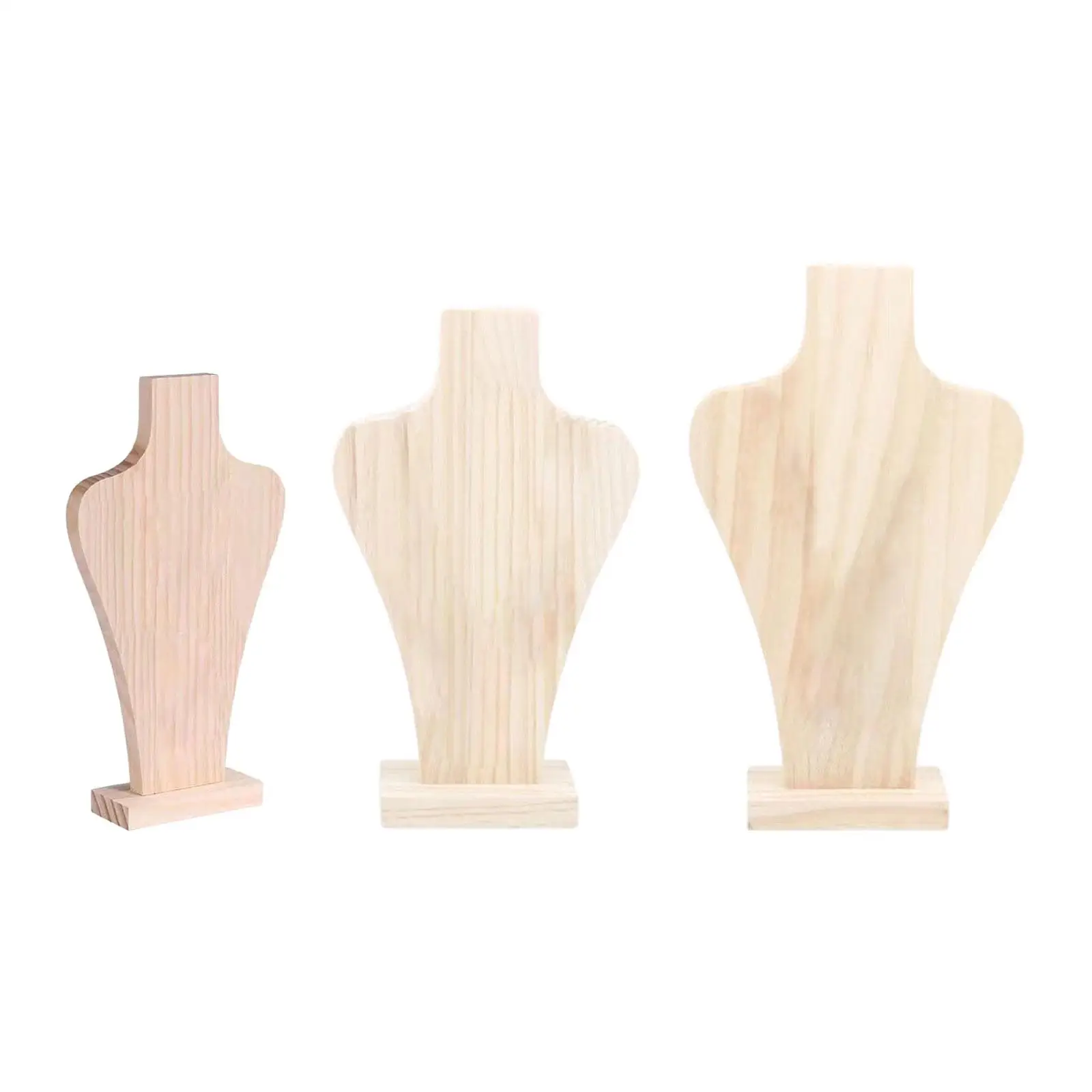 Necklace Display Bust Scratchproof Jewelry Display Mannequin Bust for Showroom Personal Retail Store Photography Countertop