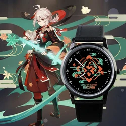 Anime Genshin Impact Nahida Xiao Zhongli Kazuha Klee Hu Tao Waterproof Electronic Watch Waterproof Wristwatch Student Cosplay