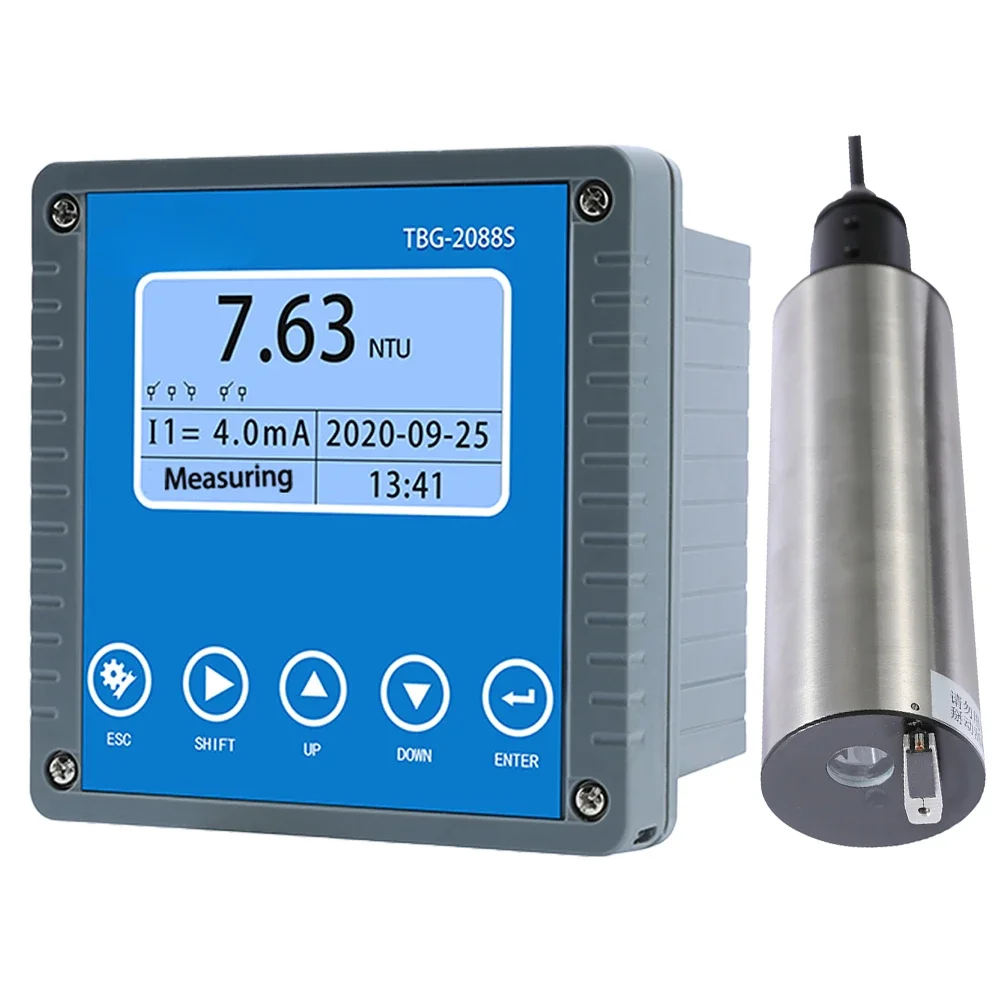 

TBG-2088S 0.01-4000 NTU 0.01-100 42v Online Turbidimeter Optical Turbidity Meter Measuring System for Farming