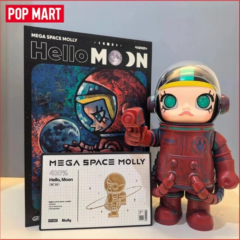POP MART Giant Space Molly 400% Series Erebus Trevor Andrew2.0