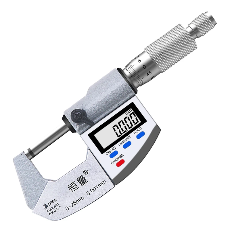 

High Precision Stainless Steel High Sensitivity Digital Micrometer IP 65 Micron Outer Micrometer Digital