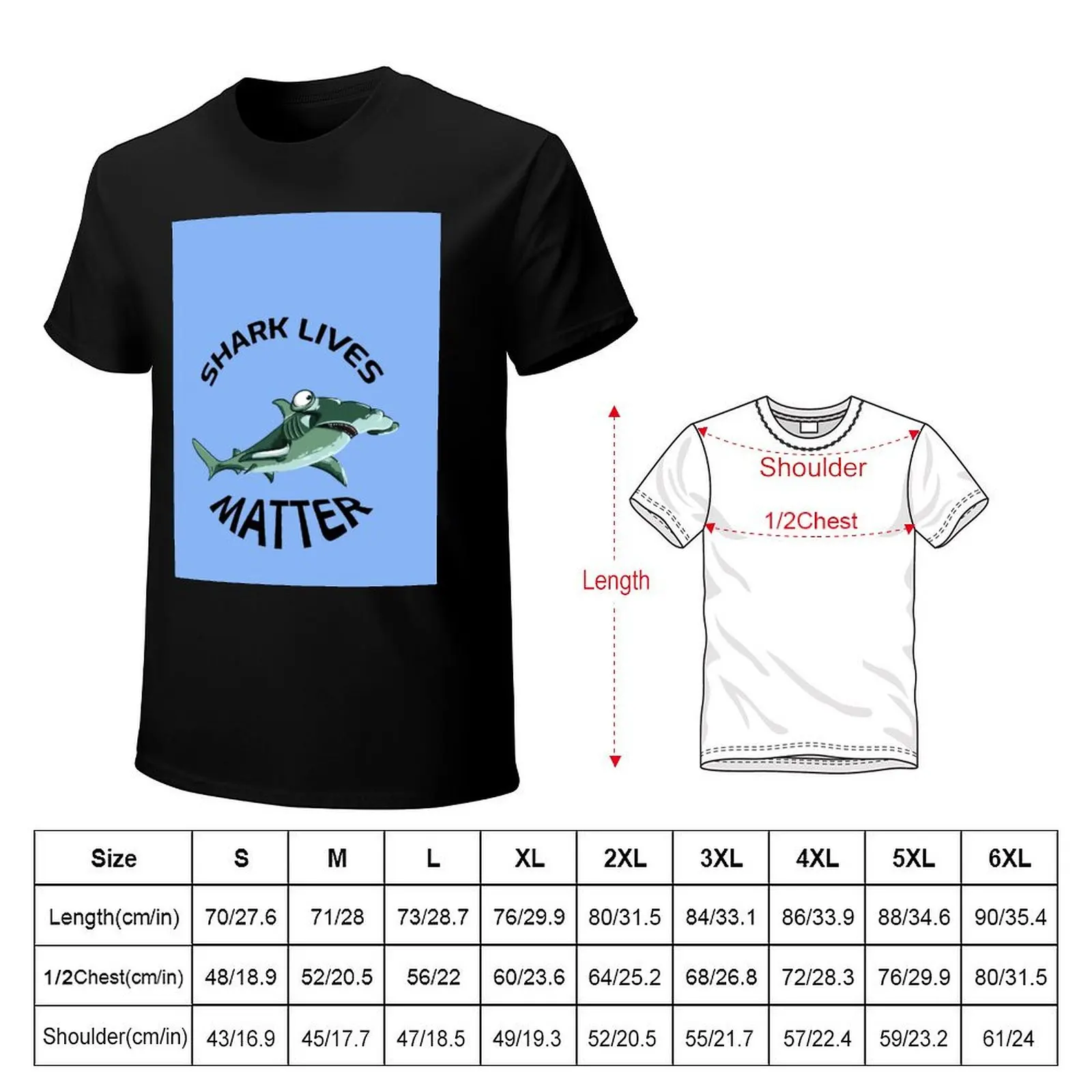 Shark lives matter design with a hammerhead sharks. We have to save the sharks! T-Shirt Athletic Quick Dry T-Shirt for Men
