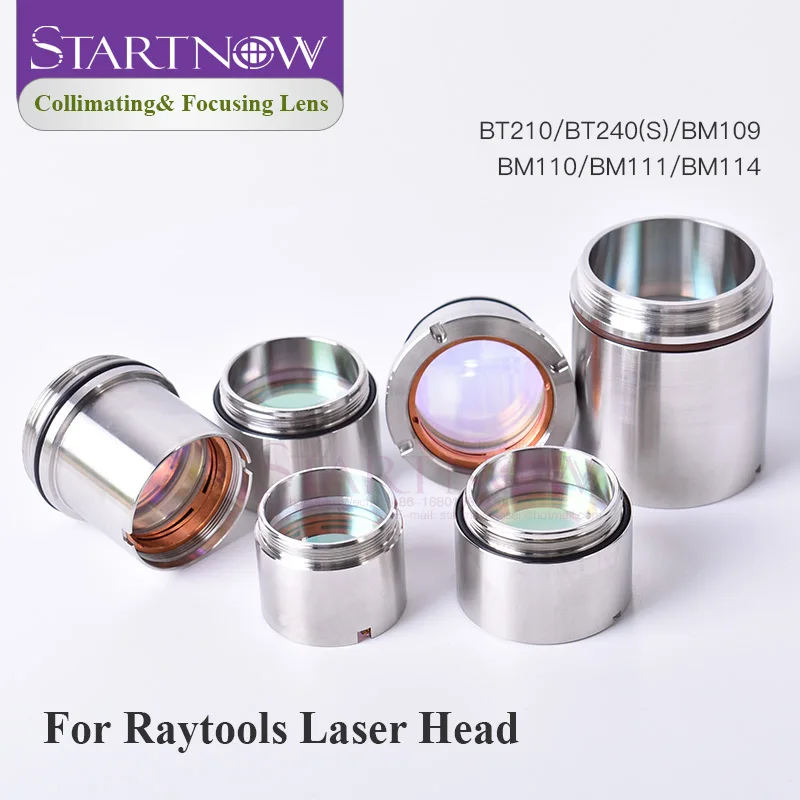 

Raytools Fiber Laser Focusing Collimating Lens With Lens Holder BT240S BM114 0-6KW Laser Cutting Head D30 37 F100 125 Collimator