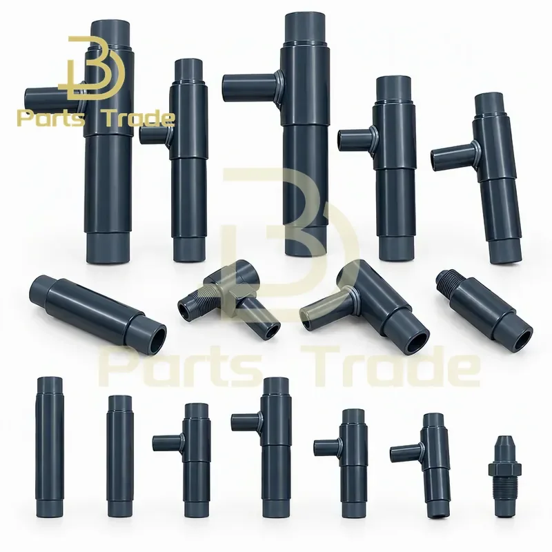 DN15 20 25 32 40 50 65 PVC Engineering Plastic Water Ejector UPVC Jet Venturi Injector for Industrial Water Treatment System