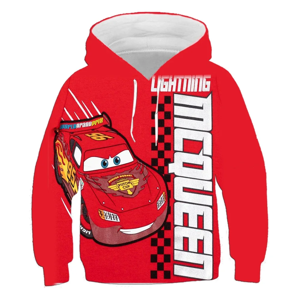 Disney Mobilize ALL CARS Movie 3D Print Men Women Fashion Oversized Sweatshirts Hoodie Kids Pullovers Cosplay Men's Clothing