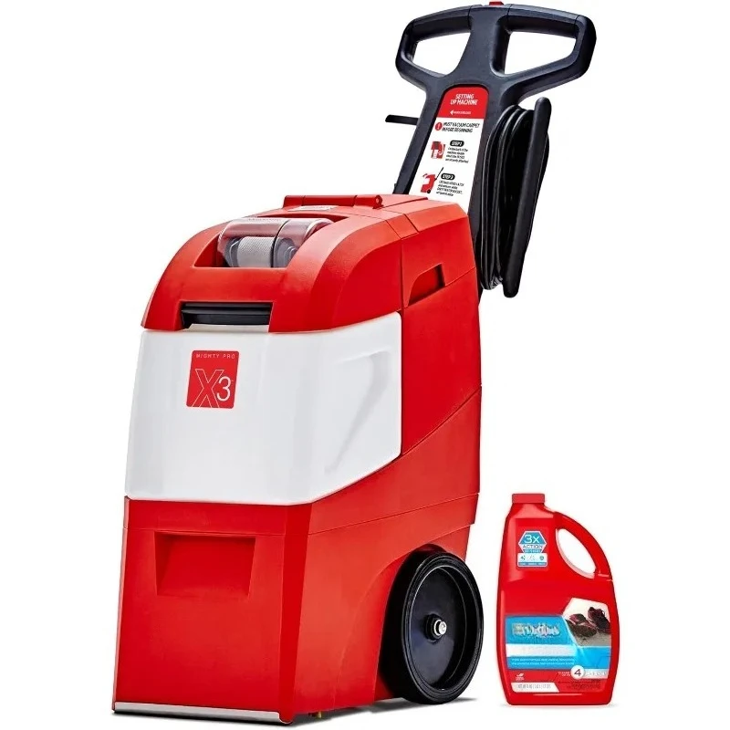 

Коммерческий очиститель ковров r X3 — большой пакет Red Oxy Pro, эксклюзивная вибрационная щетка-скраб-спрей и встроенный экстракт Dir