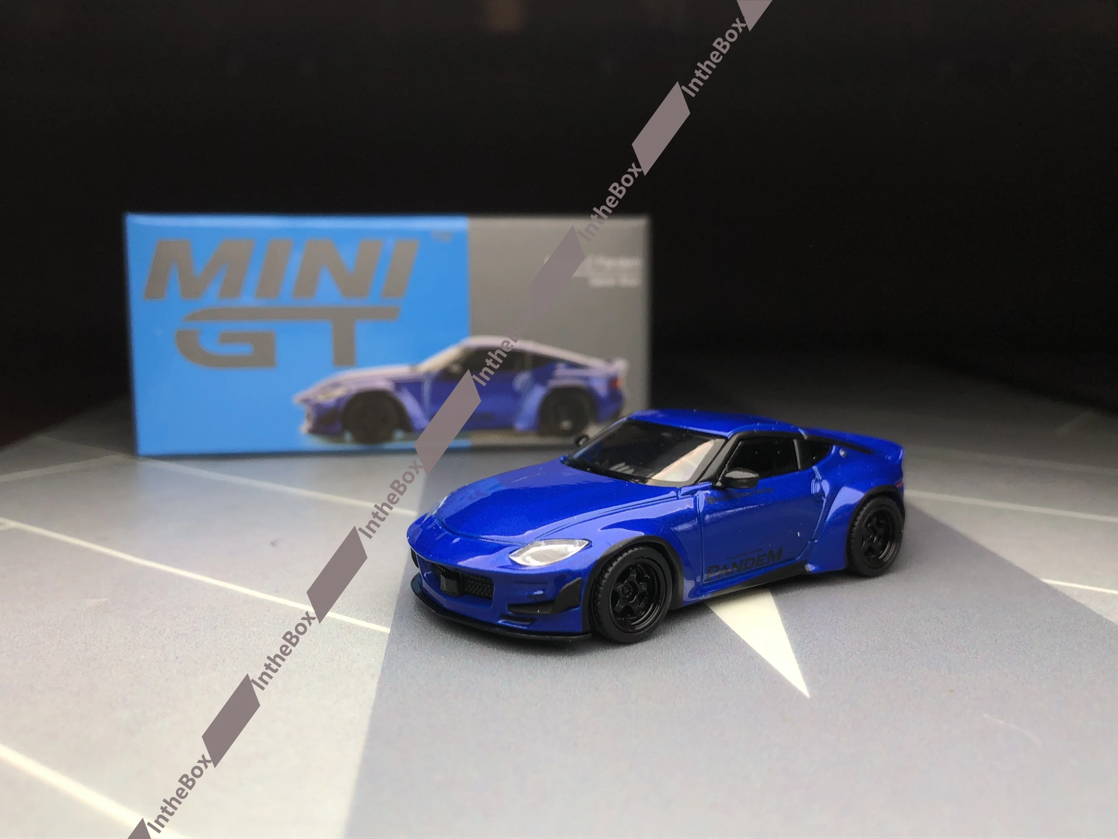 Mini GT #778 Z Pandem Seiran Blue 1/64 Diecast Model Car Collection Limited Edition Hobby Toys