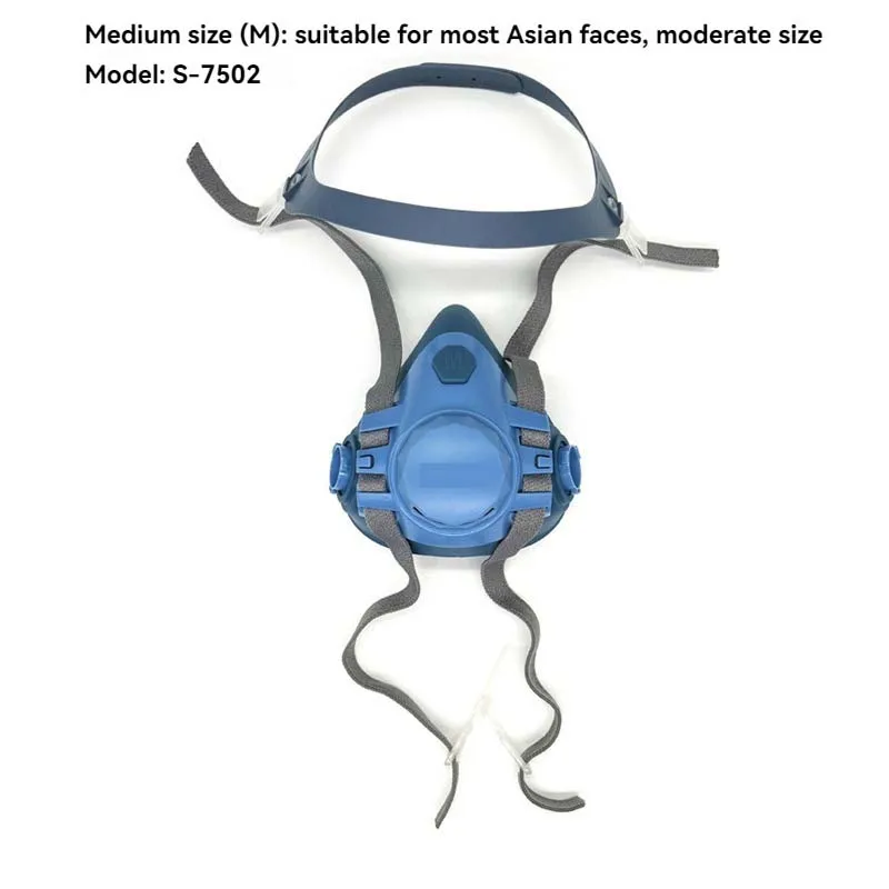 Silicone Protective Gas Mask Half Mask For Chemical Industry Decoration Pesticide Formaldehyde Welding