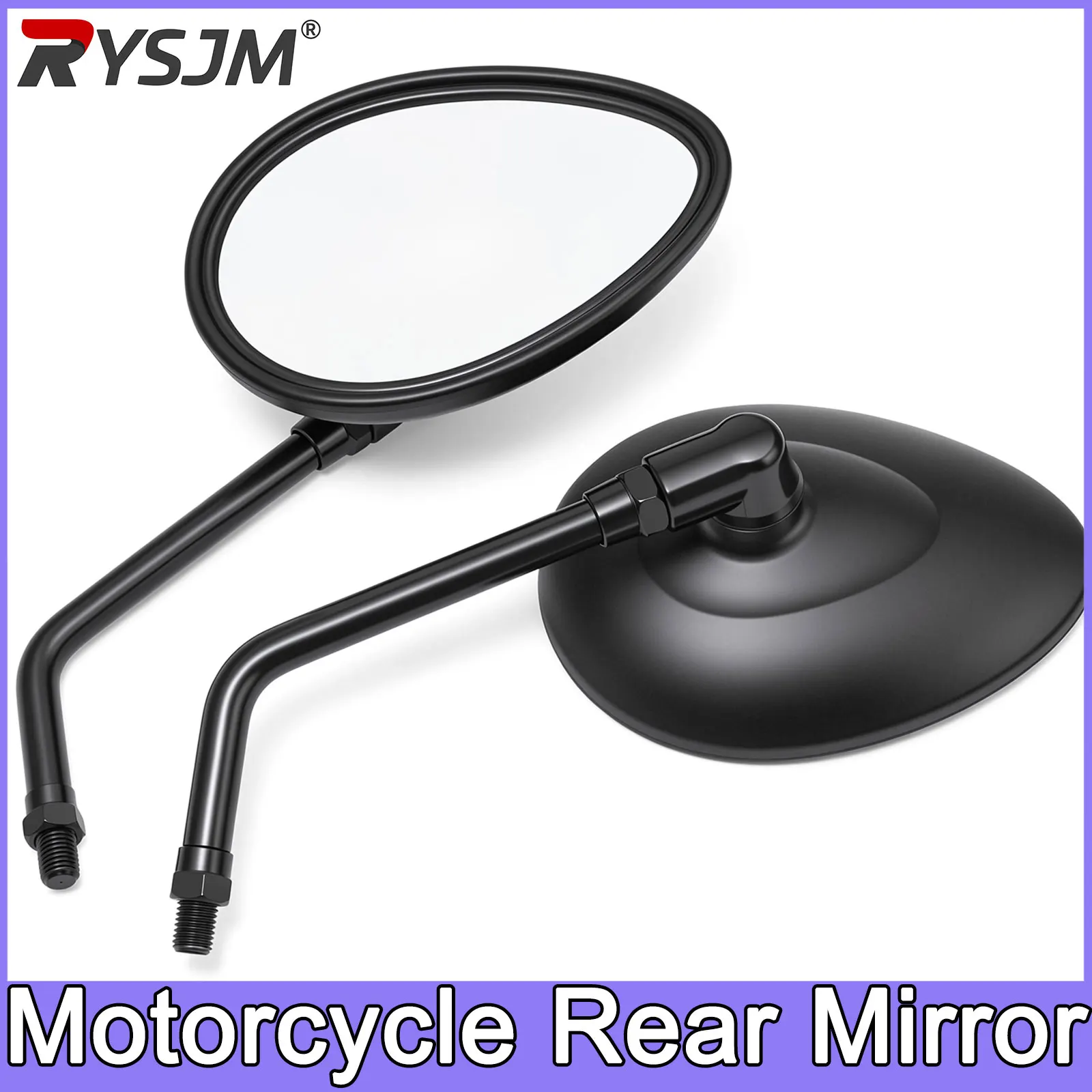 Motorcycle 10mm Rear Side View Mirror For Indian Chief Class Chieftain Roadmaster Scout Vintage Dark Horse Springfield