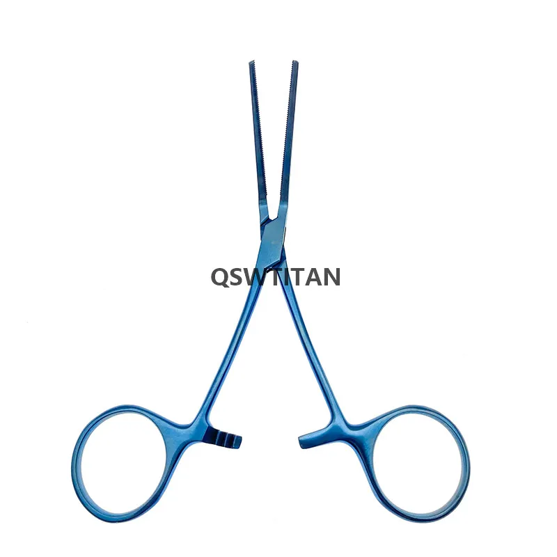 12.5cm Titanium Notched Vascular Clamp Forceps Neurosurgical Instrument