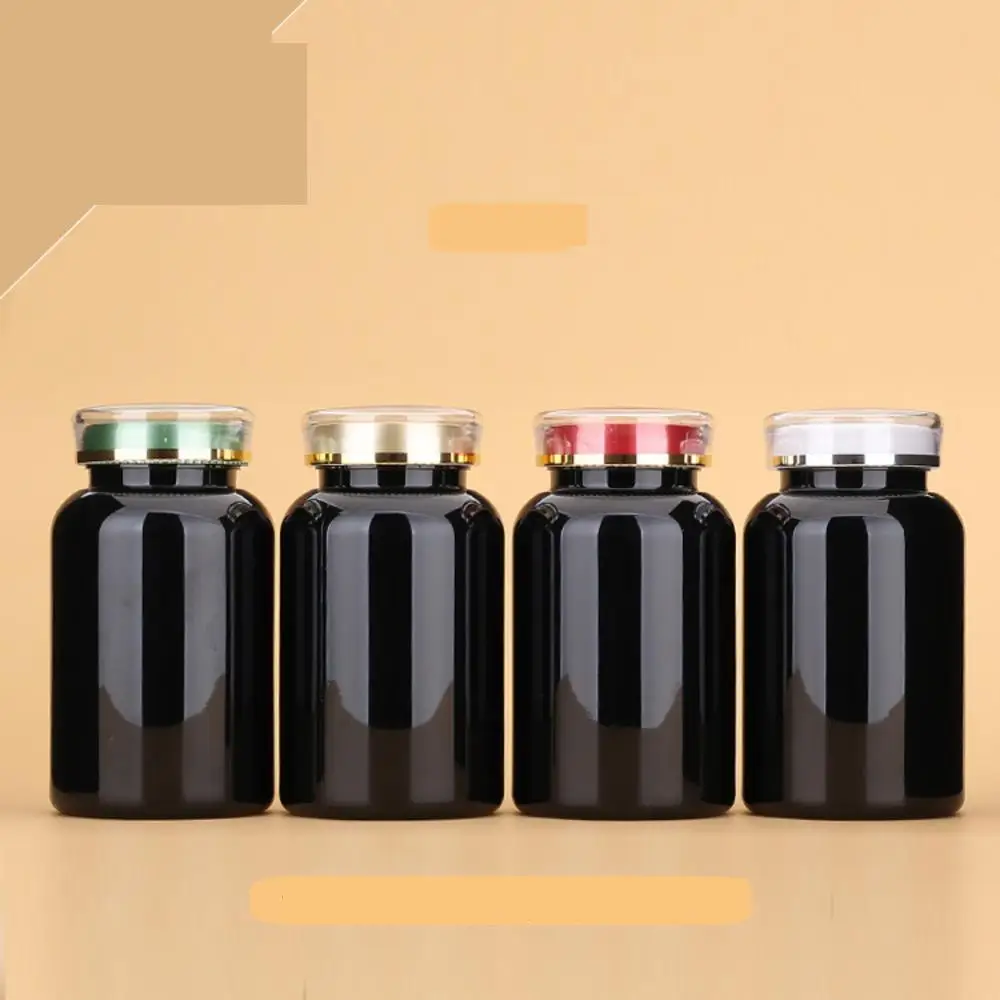 30-botellas-vacias-de-pet-negro-de-225-ml-a-prueba-de-luz-con-tapa-sellada-envase-recargable-de-alta-gama-para-capsulas-medicamentos-y-productos-de-salud