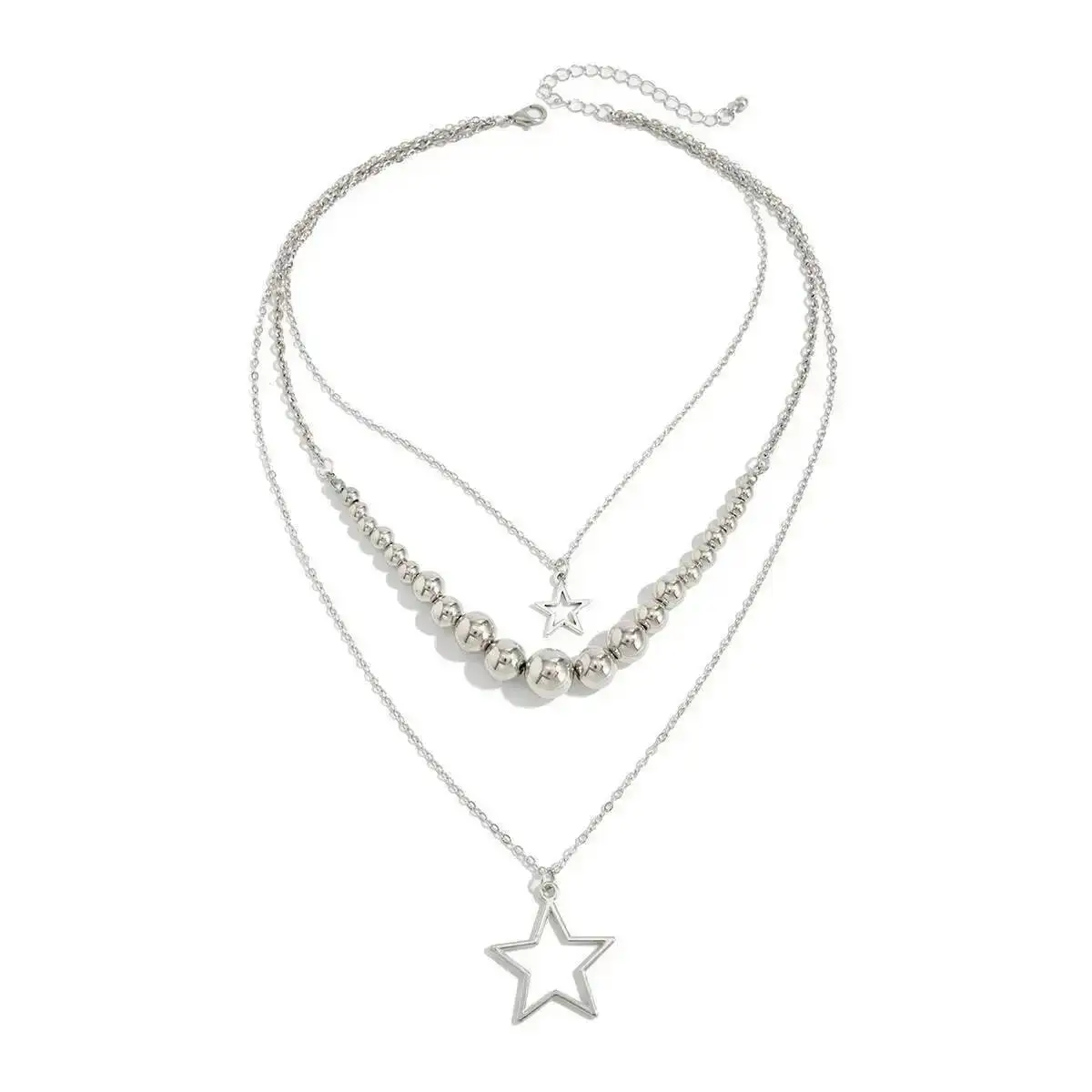 Lacteo الإبداعية العصرية الخماسية نجمة CCB مطرز قلادة قلادة للنساء الشرير كول الشارع مجوهرات الرقبة الإكسسوار 2026 جديد #6