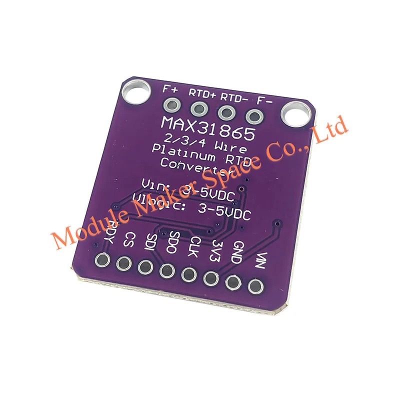MAX31865 PT100 to PT1000 RTD-to-Digital Converter Board Temperature Thermocouple Sensor Amplifier Module 3.3V/5V for Arduino