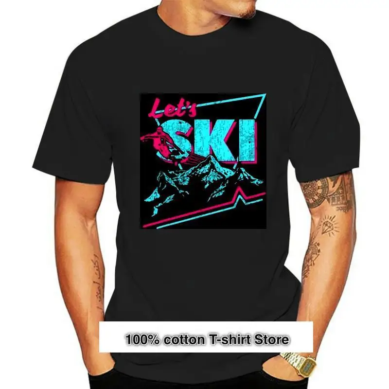 Ropa de esquí Retro para hombre y mujer، ropa de esquí، camiseta 2020 algodón، 80s، 90s، 100% #1