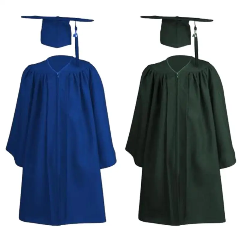 Traje de graduação para crianças, Cap Gown, Roupas Festival, Roupa para pré-escolar, Jardim de infância, Criança, Crianças