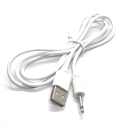 USB Power Charging Cord 2.5mm Replacement USB DC Charger Adapter for Rechargeable Massagers Fast Charging Cable