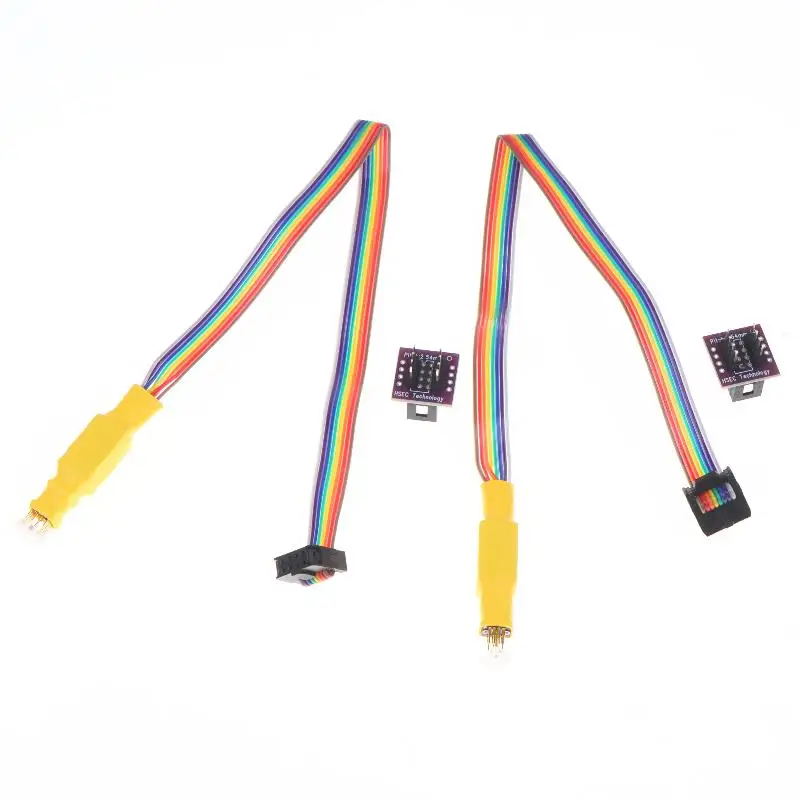 Rainbow Ribbon Cable Test Probe Kit With Stable Connection And Durable Material Perfect For Electronic DIY Circuit Debugging