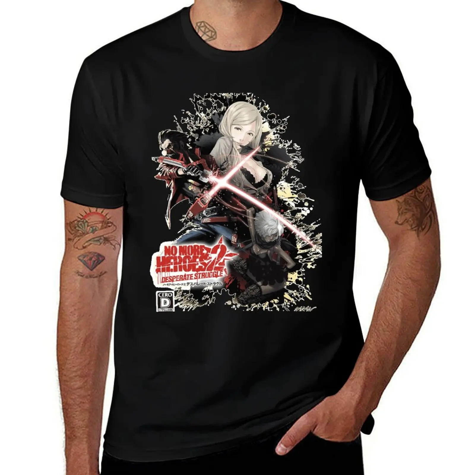 

No More Heroes 2 T-Shirt man t shirts graphic t shirts cotton 100% funny t shirts man T-Shirt