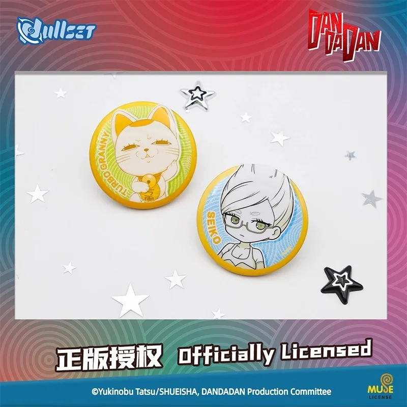 Original Nullset DANDADAN SD Series Badge Blind Bag Momo Okarun Animation Peripheral Acg Decoration Goods Collection Gift