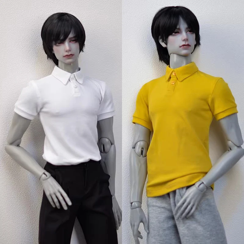 

【Только одежда】Футболка-поло 1/3 1/4, универсальная повседневная рубашка с коротким рукавом для кукол Dragon Soul 73 Normal/Strong Big (TD85 ID75)