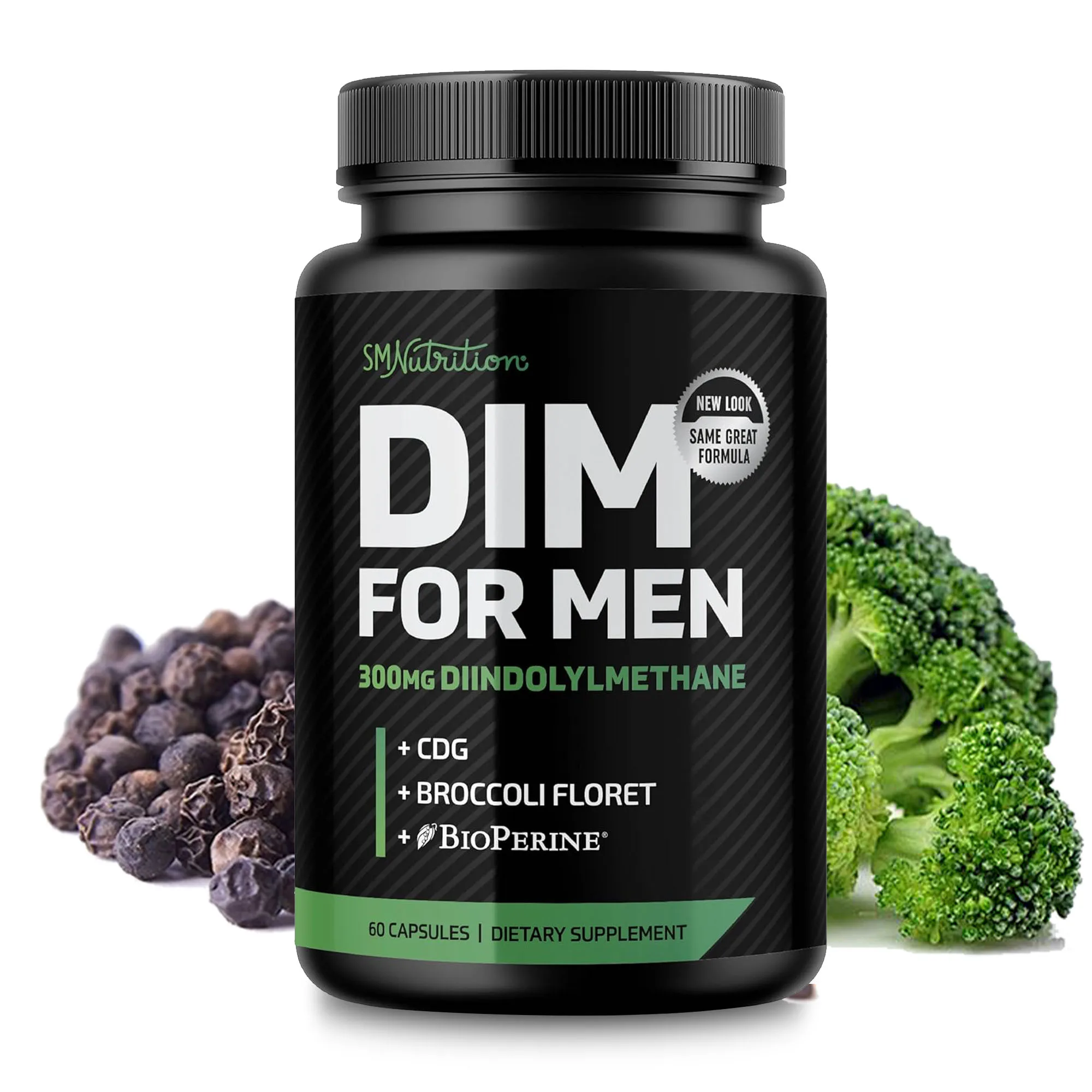 

DIM Supplement for Men - Supports Men's Health and Hormone Balance, Boosts Energy Levels, and Promotes Nutrient Absorption