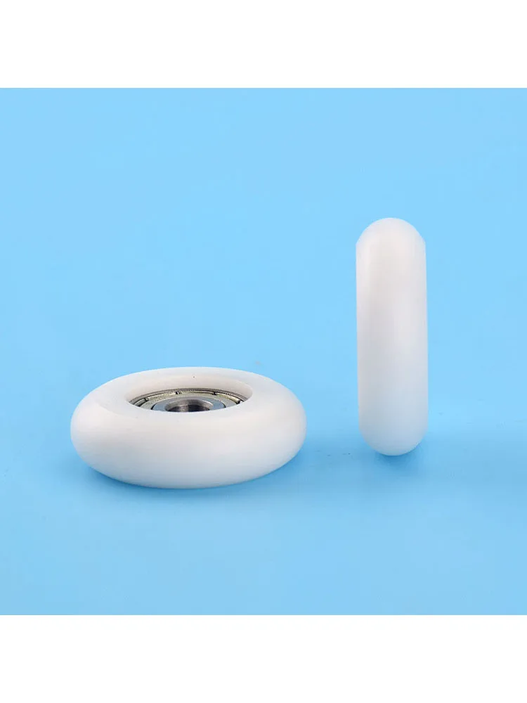 بكرة تحمل مطلية بالمطاط للطابعة ثلاثية الأبعاد ، المطاط ، إكسسوارات الأبواب والنوافذ ، بوم نايلون ، بولي بروبلين ، 6x34x10 ، 1 way