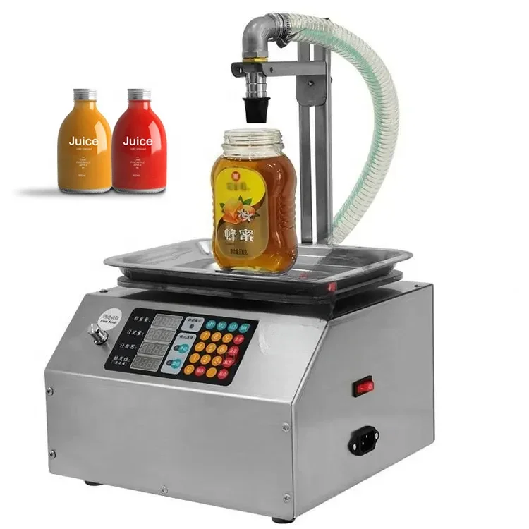 Weighing Filling Machine Honey Sesame Paste Edible Oil Glue Viscous Liquid Automatic Filling Equipment