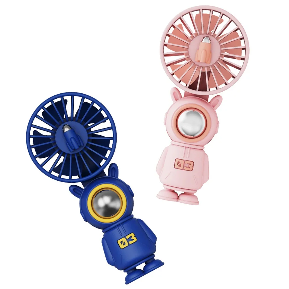 Mini Portable Hand Fan 1200mAh USB Rechargeable Air Cooling Fan Outdoor Shopping Travel Electric Silent 3 Speed Ventilator Fan