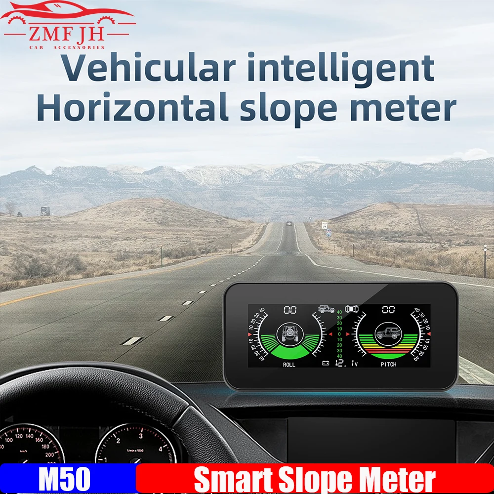 M50 Digital Speed Slope Meter Inclinometer Alarm M50 With GPS Speedometer Compass off Road Accessories 4x4 On-board Computer