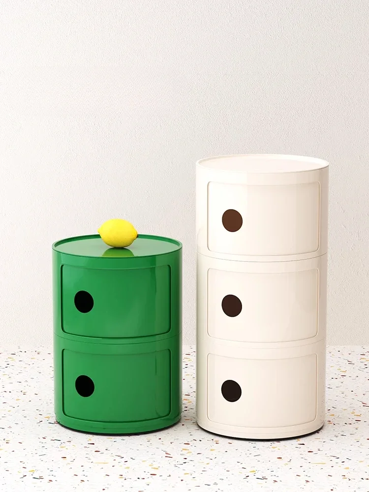 

Sofa side table small coffee table simple modern creative living room round bedside table rack