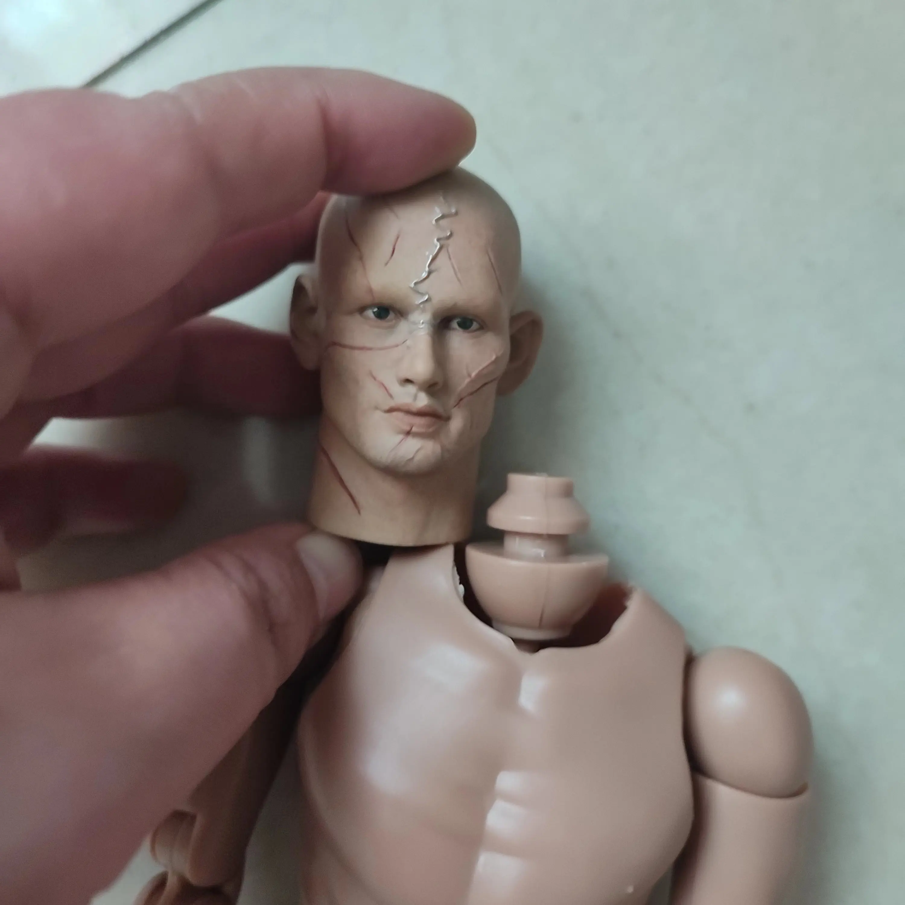 Headplay 1/6 männlicher Kopf Sculpt C-0017 Alex Pettyfer männlicher Kopf Skulptur Schnitzmodell passend für 12" Coo Muscle Actionfigur Körper