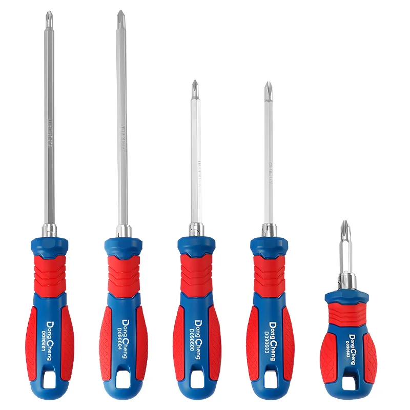 Convertible Screwdriver with Magnetic Double-End Bit (PH1 Precision/PH2 Power), CR-V Steel Hex Shaft & Anti-Rust Coating