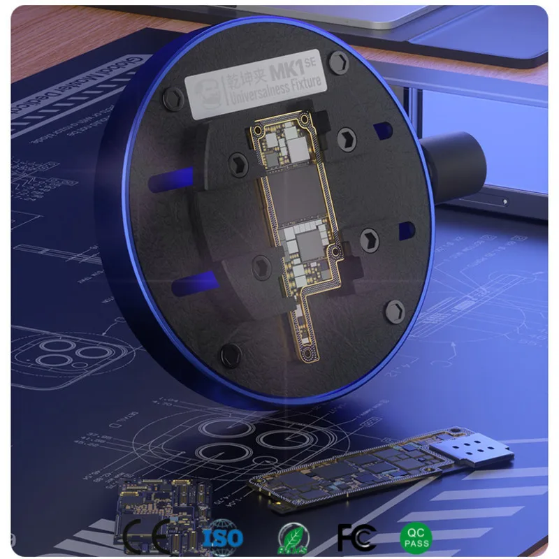 

‌Mechanic MK1 SE Soldering Fixture 50mm Coaxial Clamping No Tool Interference PCB Soldering Repair Clamp for Chip & Glue Removal