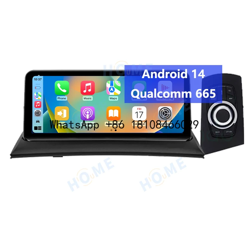 

10.25/12.5 Inch Android 14 Qualcomm 665 Car Multimedia Video Player for BMW X3 E83 2003-2010 Carplay AndroidAuto DSP