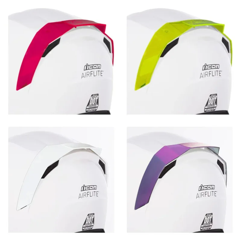 For ICON Airflite Ghost Helmet Accessories Tail Air Spoiler Motorcycle Helmet Modified Tail