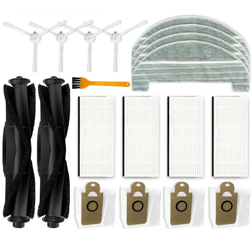 Main & Side Brush With Filter Cleaning Tools Set For T10 Robot Vacuum Cleaner Replacement Spare-Parts Accessories