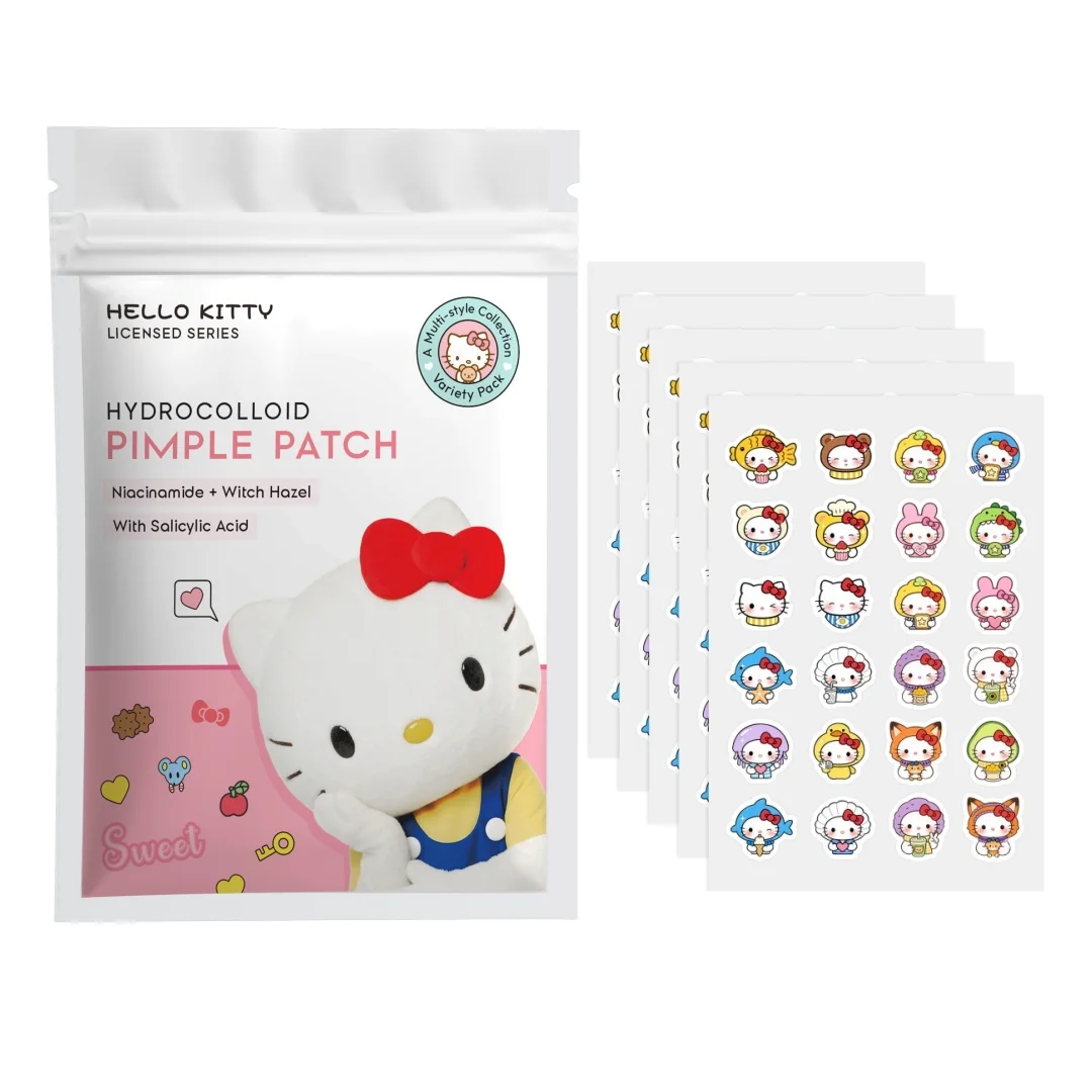 

48/120PCS hello kitty Acne patches, facial acne patches, hydrogel acne removal patches, concealer