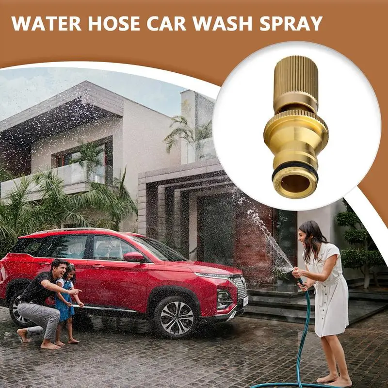 Car Wash Sprayer Heavy-Duty Garden Hose Sprayer Adjustable Spray Modes Ergonomic Lightweight Cleaning Supplies For Professional