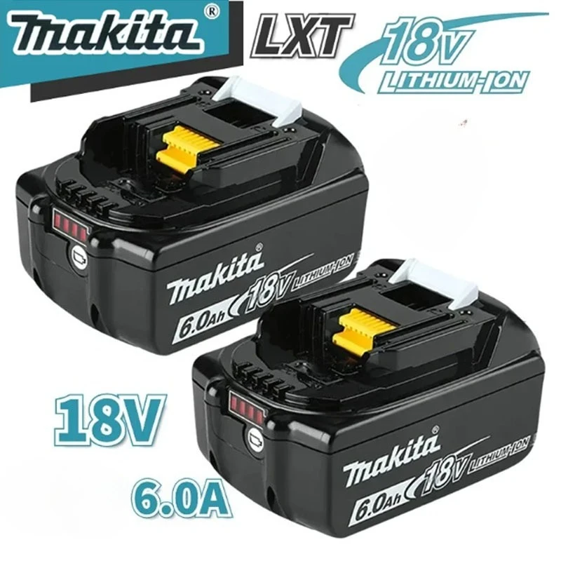 Original Makita 18V 9000mAh 6 0Ah Rechargeable Battery BL1840 BL1830B with 18V Fast Charger.
