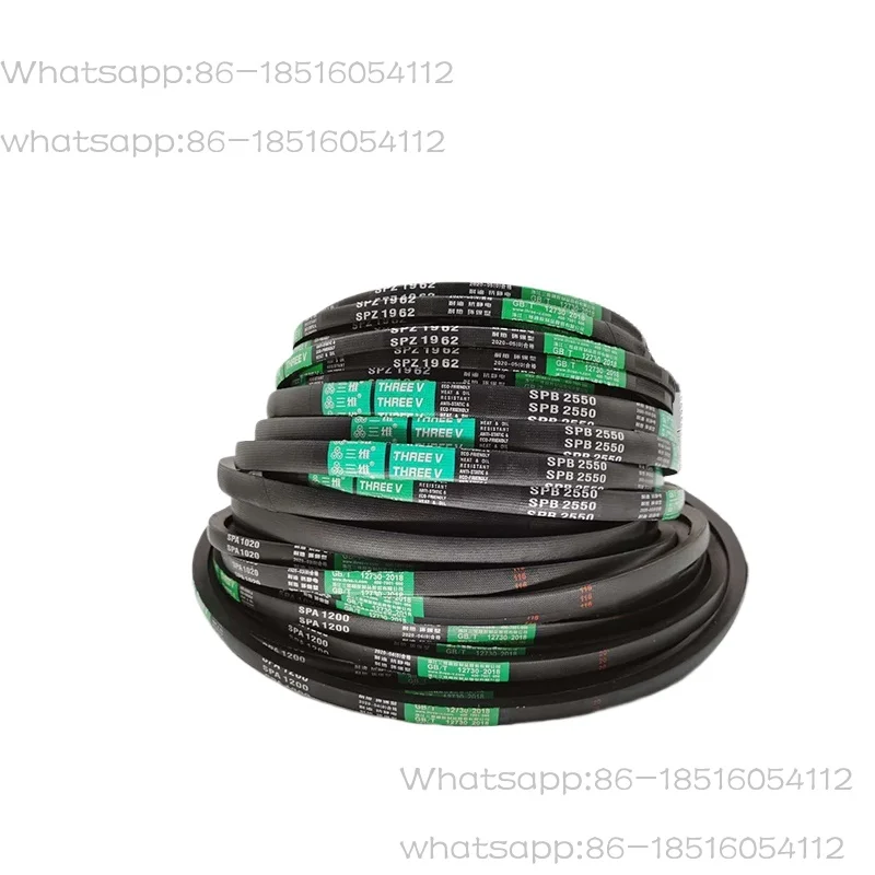 1Pcs triangular belt high speed narrow V belt SPZ type SPZ512SPZ562SPZ587SPZ630SPZ662LW