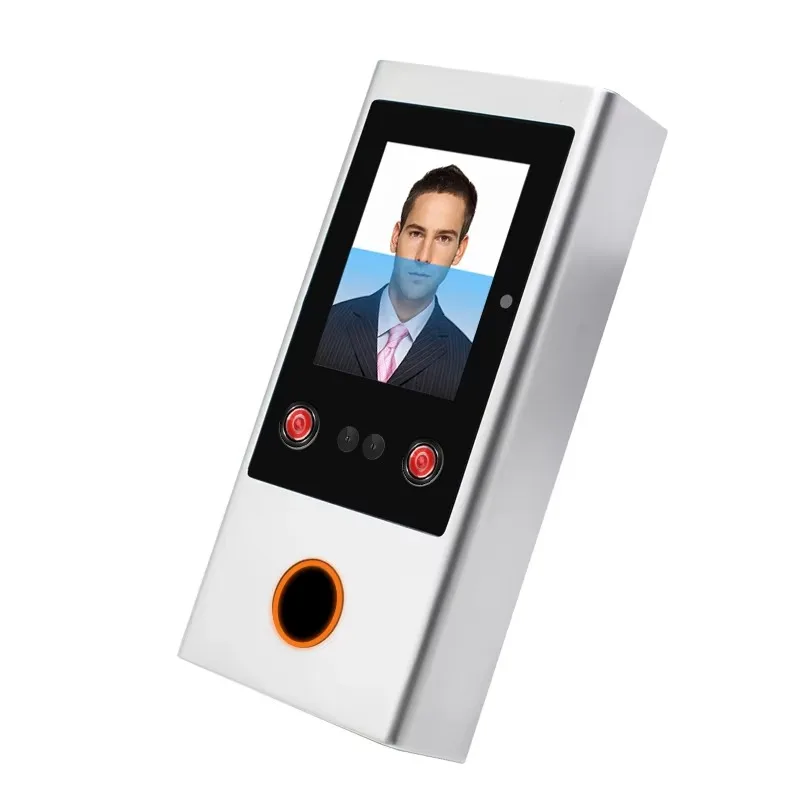 Biometric Facial Recognition Time Attendance Terminal WiFi Face Time Clock Employee Fingerprint Attendance Machine Control