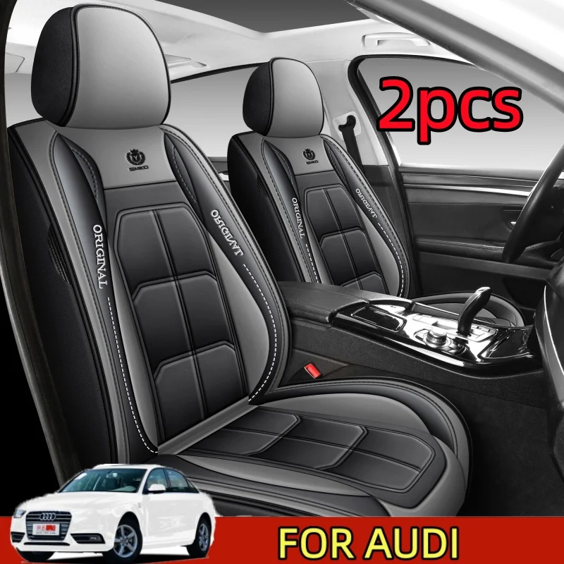 

FOR AUDI Car seat cover waterproof PU leather wear-resistant front row two-seater full-wrapped muscle seat cover