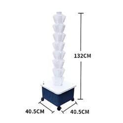 Vertical Planting Tower, Hydroponics in Rain, Garden, Indoor, New Style