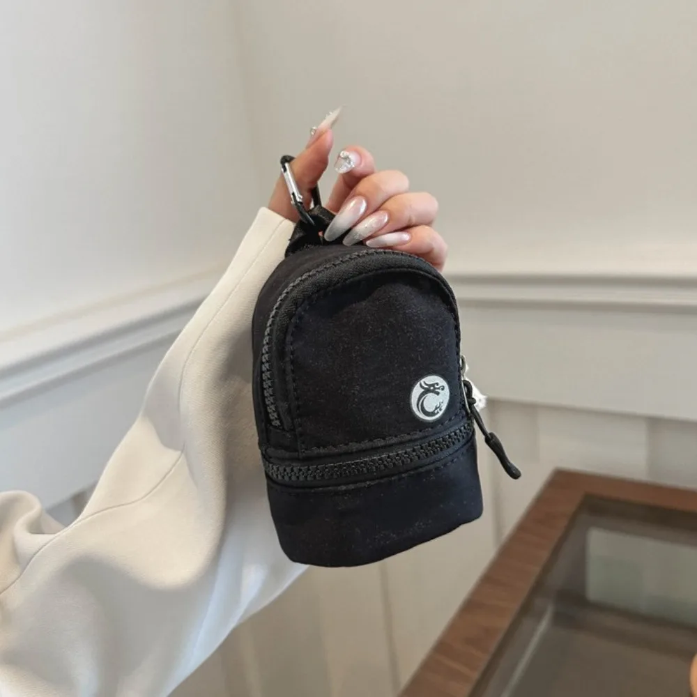 Oxford Cloth Hanging Neck Coin Purse Backpack Pendant Korean Style Anti-theft Earphone Storage Bag Portable Sling Zero Wallet